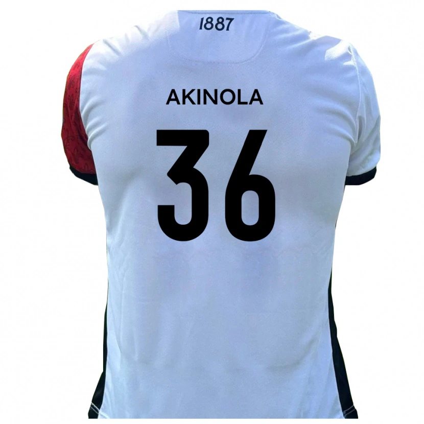 Danxen Kid Tim Akinola #36 Red White Home Jersey 2025/26 T-Shirt