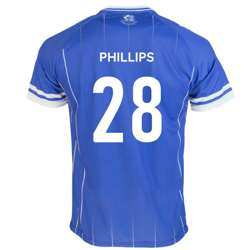 Danxen Kid Declan Phillips #28 Royal Blue Home Jersey 2025/26 T-Shirt