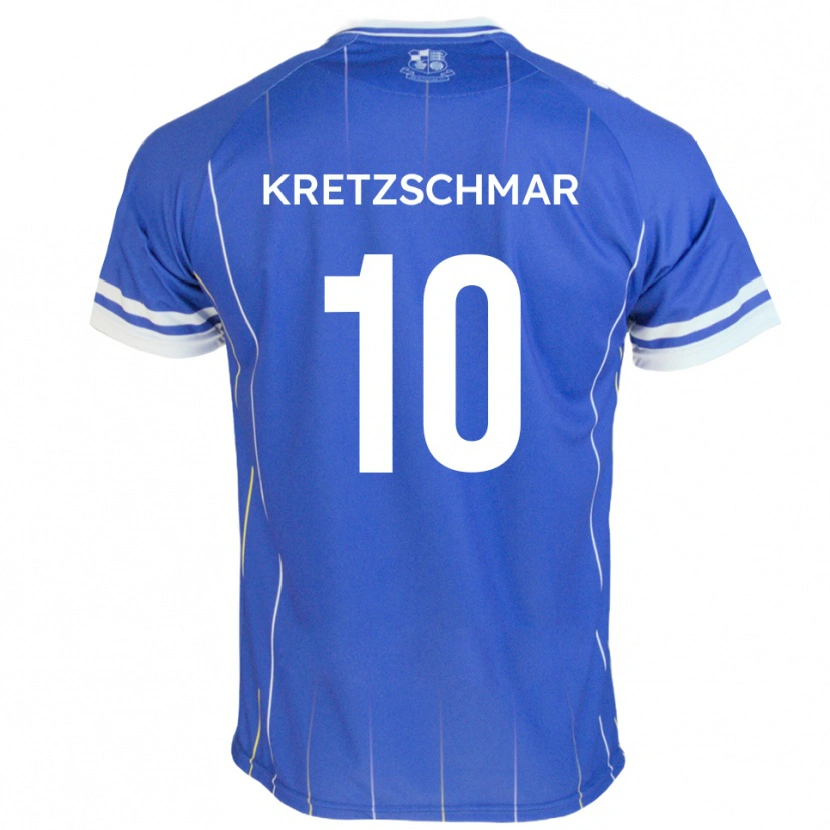 Danxen Kid Max Kretzschmar #10 Royal Blue Home Jersey 2025/26 T-Shirt