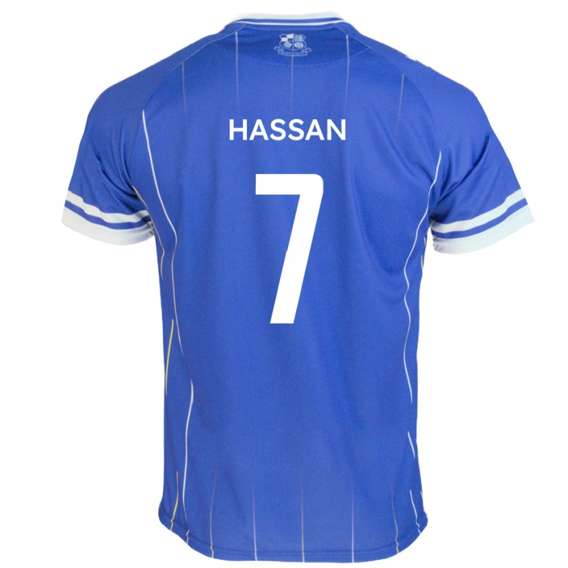 Danxen Kid Sakariya Hassan #7 Royal Blue Home Jersey 2025/26 T-Shirt