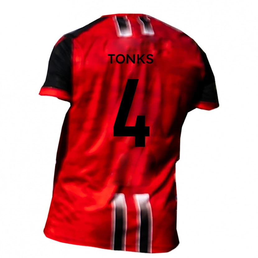 Danxen Kid Tom Tonks #4 Red Black Home Jersey 2025/26 T-Shirt