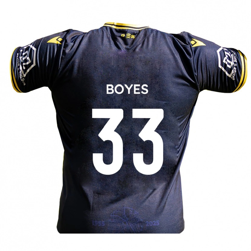 Danxen Kid Harry Boyes #33 Navy Yellow Home Jersey 2025/26 T-Shirt