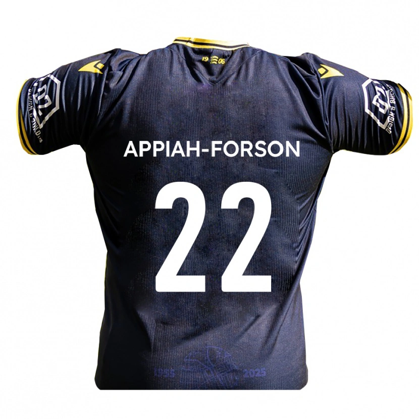 Danxen Kid Keenan Appiah-Forson #22 Navy Yellow Home Jersey 2025/26 T-Shirt