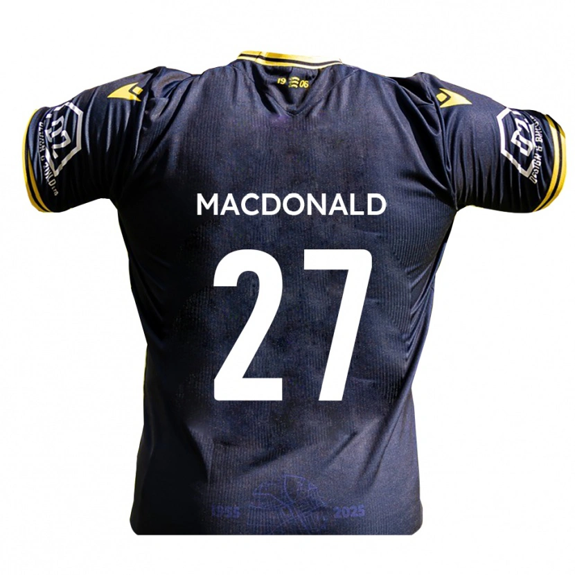 Danxen Kid Beau Macdonald #27 Navy Yellow Home Jersey 2025/26 T-Shirt