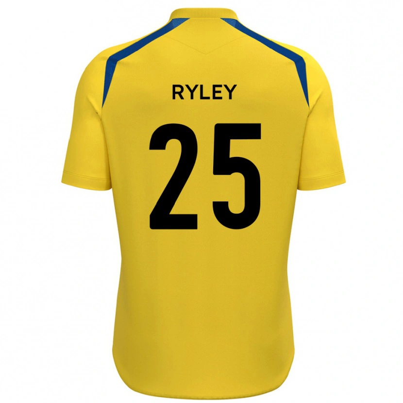 Danxen Kid Kian Ryley #25 Yellow Blue Home Jersey 2025/26 T-Shirt