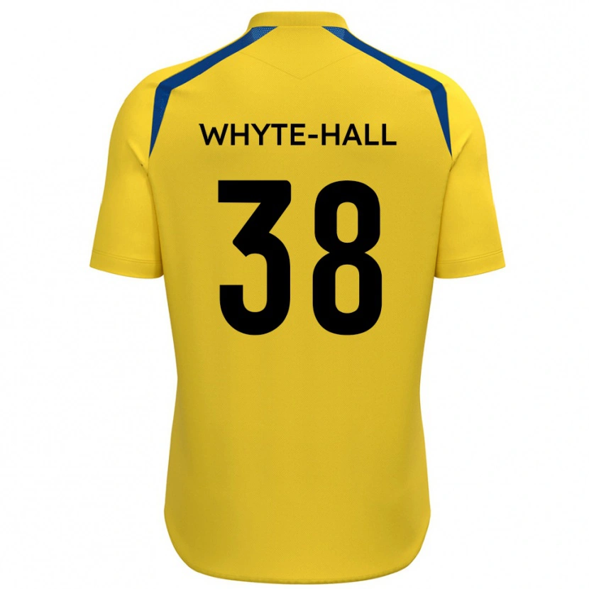 Danxen Kid Szhem Whyte-Hall #38 Yellow Blue Home Jersey 2025/26 T-Shirt