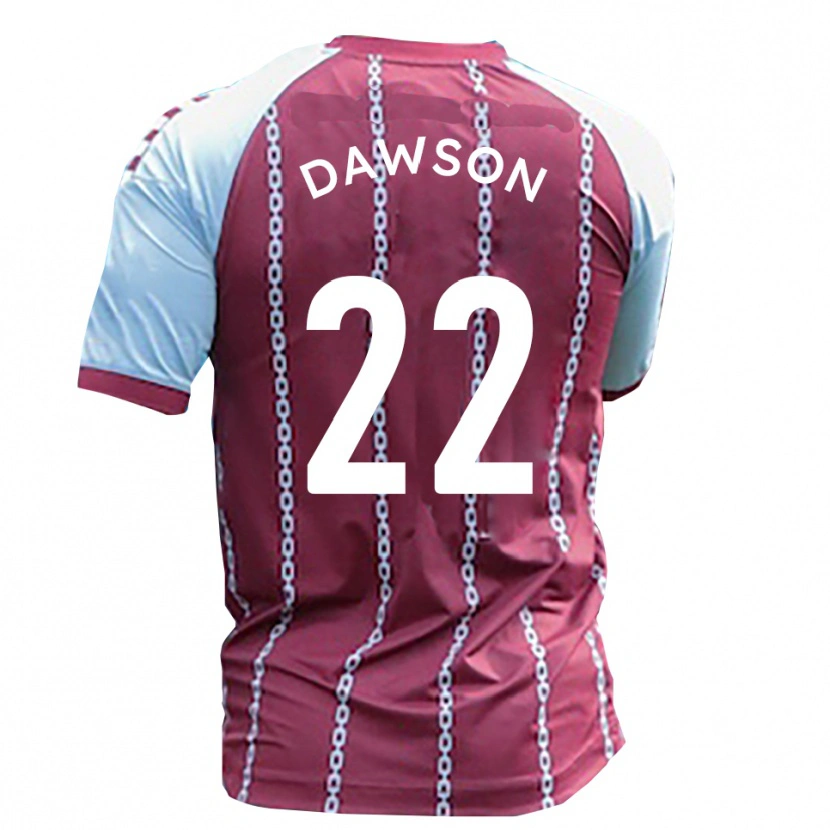 Danxen Kid Joey Dawson #22 Sky Blue Rust Red Home Jersey 2025/26 T-Shirt