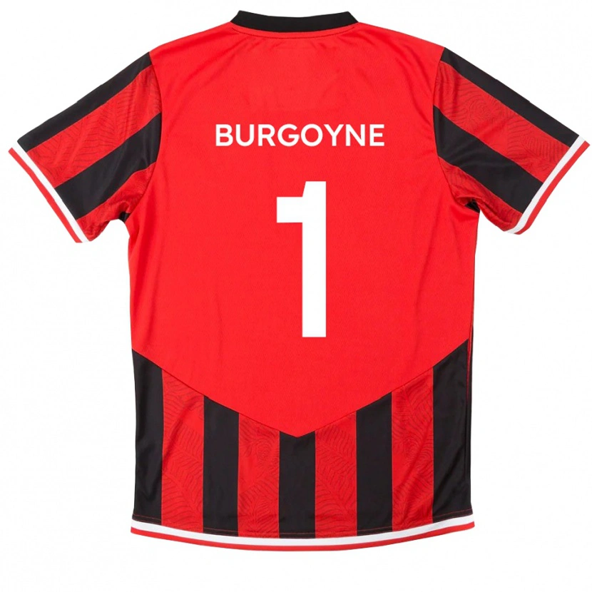 Danxen Kid Harry Burgoyne #1 Red Black Home Jersey 2025/26 T-Shirt
