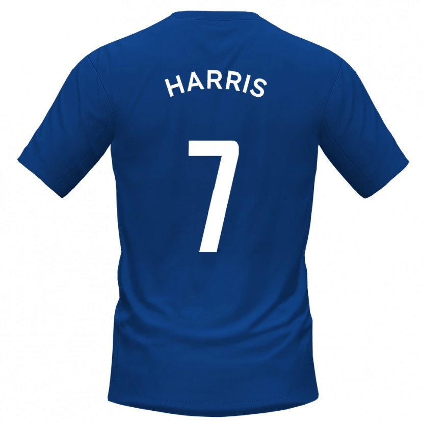 Danxen Kid Will Harris #7 Blue White Home Jersey 2025/26 T-Shirt