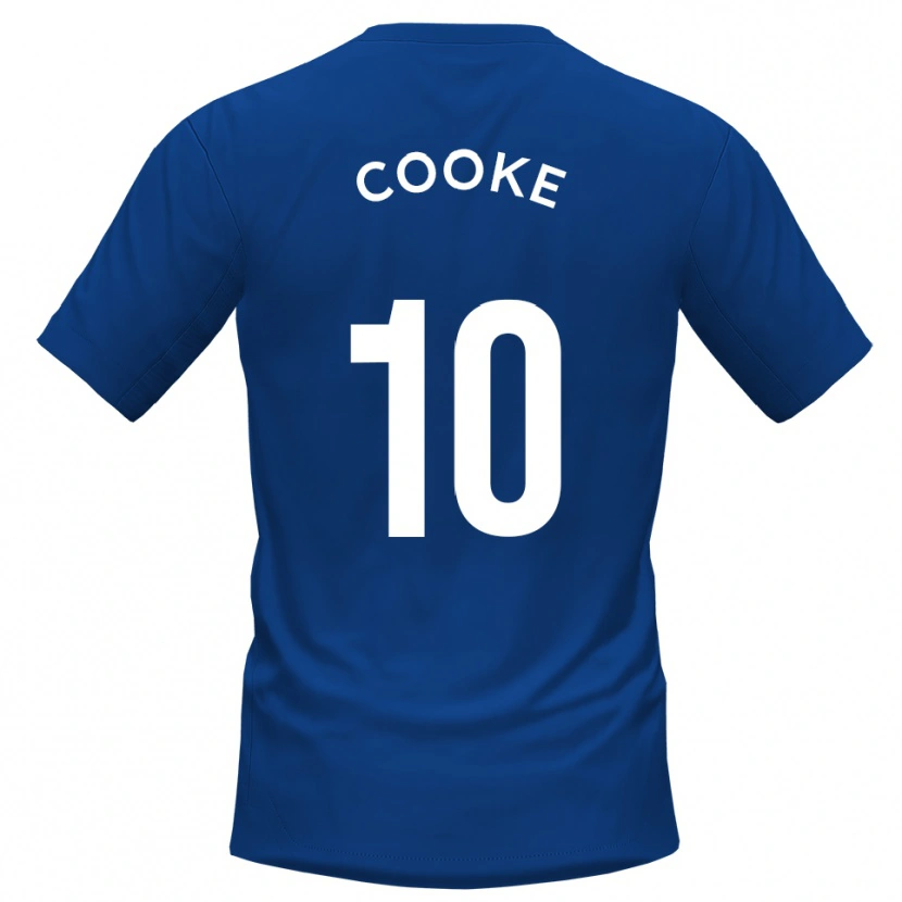 Danxen Kid Jamie Cooke #10 Blue White Home Jersey 2025/26 T-Shirt