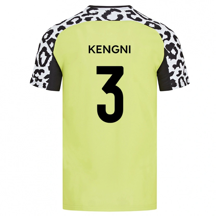 Danxen Kid Neil Kengni #3 Fluorescent Yellow Home Jersey 2025/26 T-Shirt