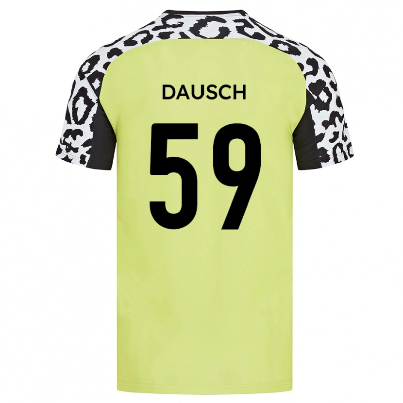 Danxen Kid Aidan Dausch #59 Fluorescent Yellow Home Jersey 2025/26 T-Shirt