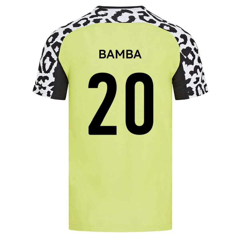 Danxen Kid Yahya Bamba #20 Fluorescent Yellow Home Jersey 2025/26 T-Shirt