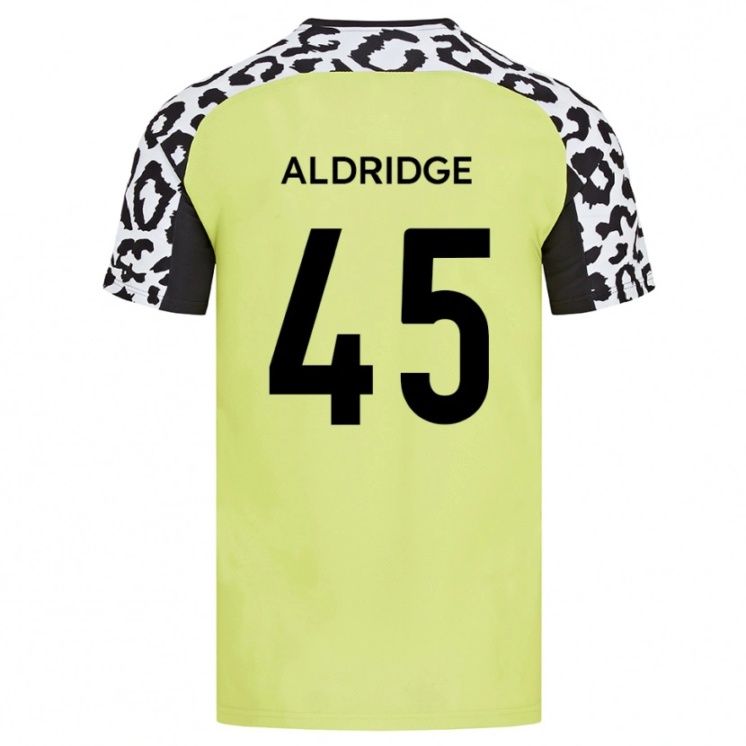 Danxen Kid Jesse Aldridge #45 Fluorescent Yellow Home Jersey 2025/26 T-Shirt