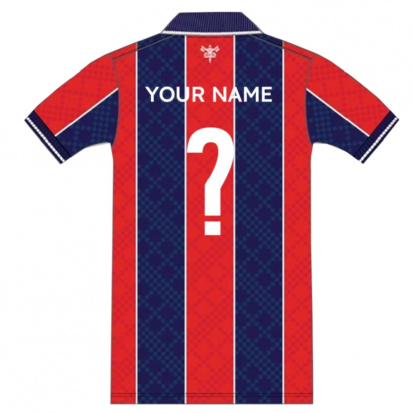 Danxen Kid Your Name #0 Red Navy Home Jersey 2025/26 T-Shirt