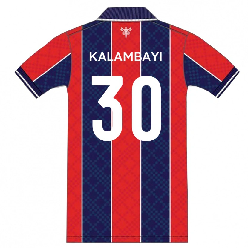 Danxen Kid Paul Kalambayi #30 Red Navy Home Jersey 2025/26 T-Shirt