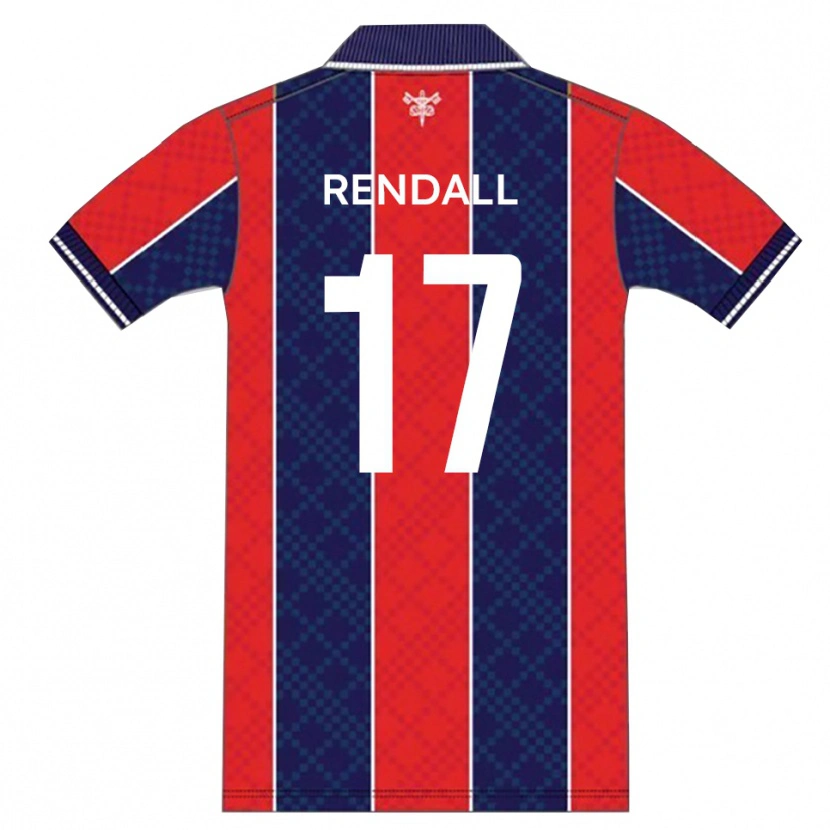 Danxen Kid Trent Rendall #17 Red Navy Home Jersey 2025/26 T-Shirt
