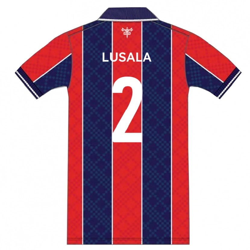 Danxen Kid Dermi Lusala #2 Red Navy Home Jersey 2025/26 T-Shirt