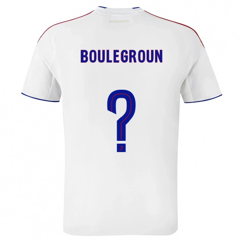 Danxen Kid Hocine Boulegroun #0 White Red Home Jersey 2025/26 T-Shirt
