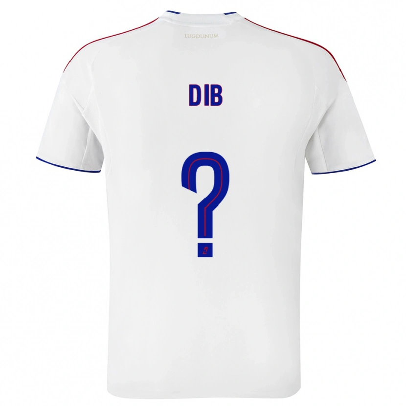 Danxen Kid Djibrail Dib #0 White Red Home Jersey 2025/26 T-Shirt