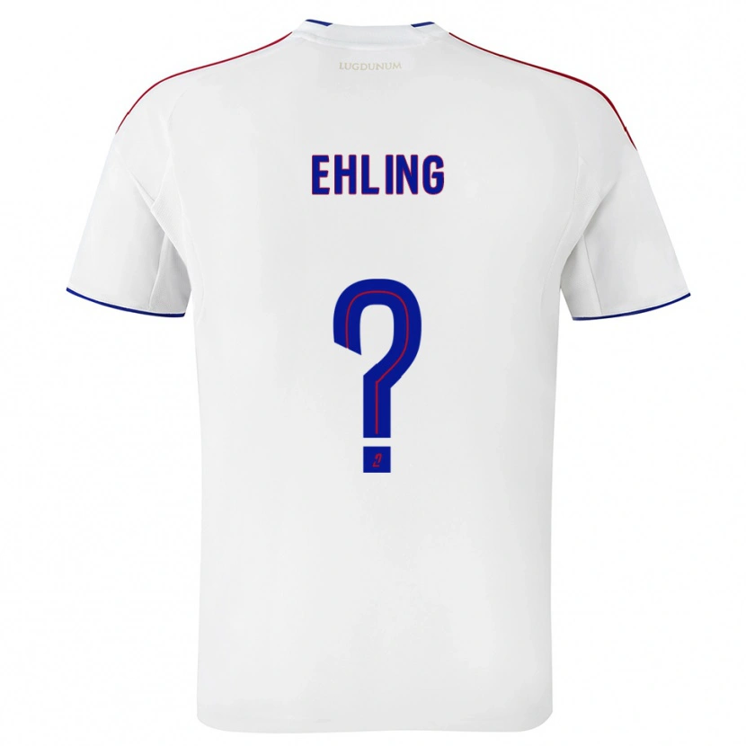 Danxen Kid Thibaut Ehling #0 White Red Home Jersey 2025/26 T-Shirt