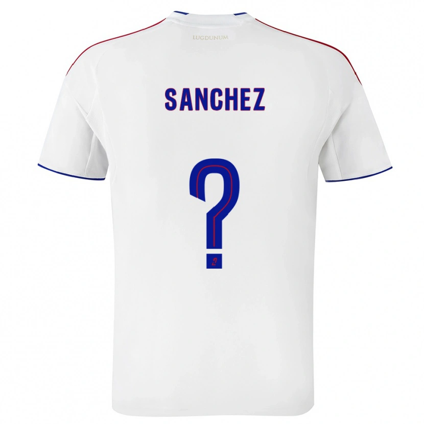 Danxen Kid Florent Sanchez #0 White Red Home Jersey 2025/26 T-Shirt