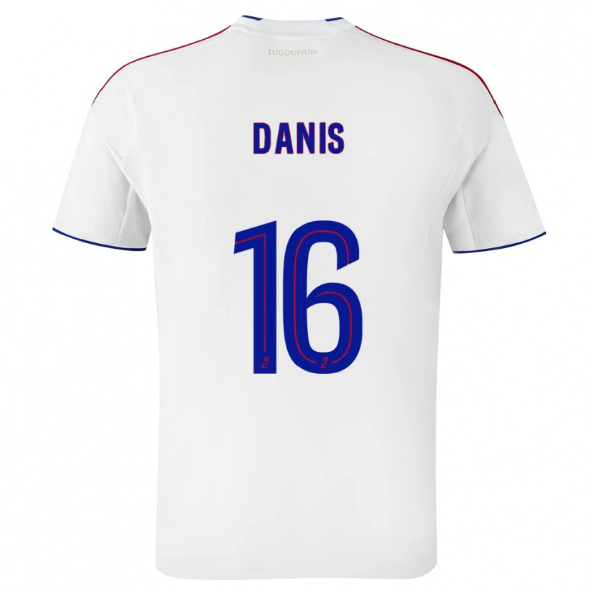 Danxen Kid Adrien Danis #16 White Red Home Jersey 2025/26 T-Shirt