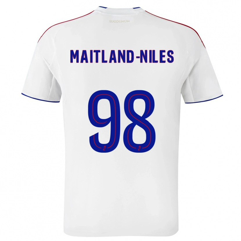 Danxen Kid Ainsley Maitland-Niles #98 White Red Home Jersey 2025/26 T-Shirt