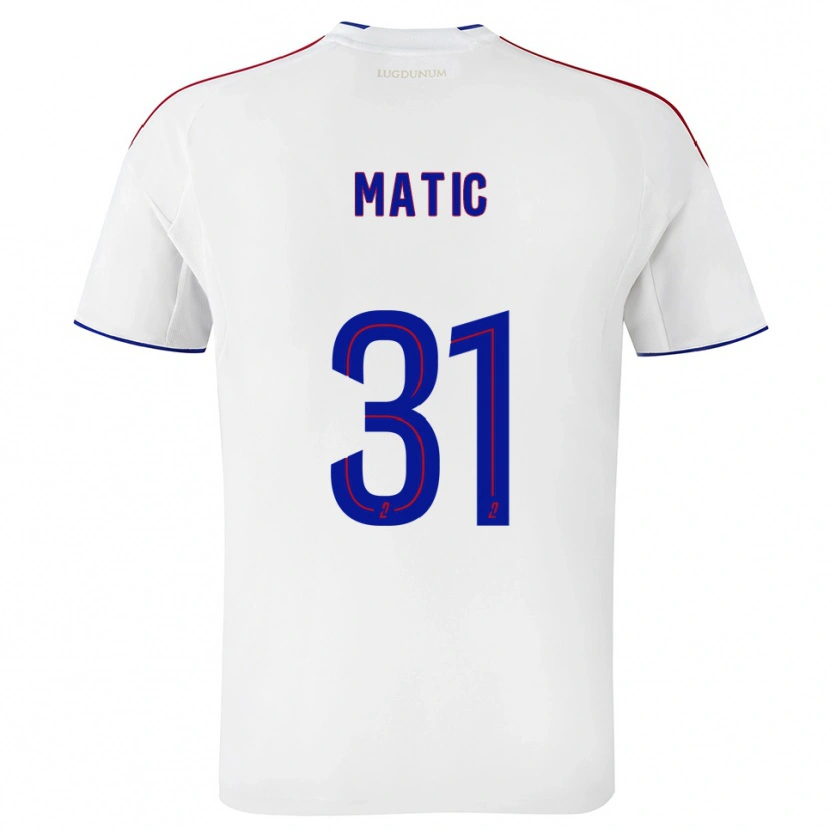 Danxen Kid Nemanja Matic #31 White Red Home Jersey 2025/26 T-Shirt