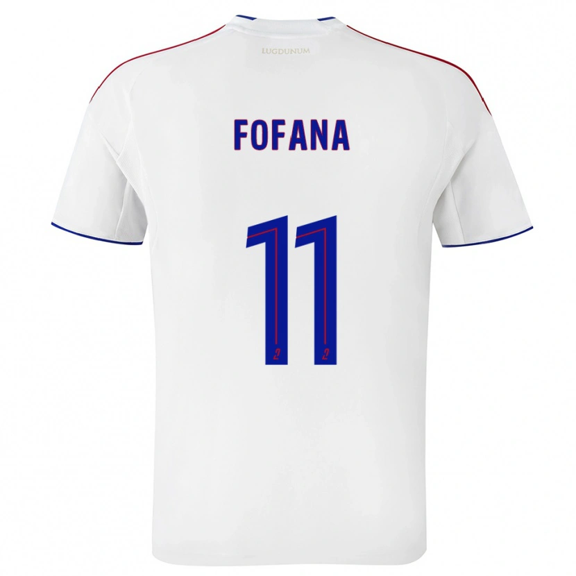 Danxen Kid Malick Fofana #11 White Red Home Jersey 2025/26 T-Shirt