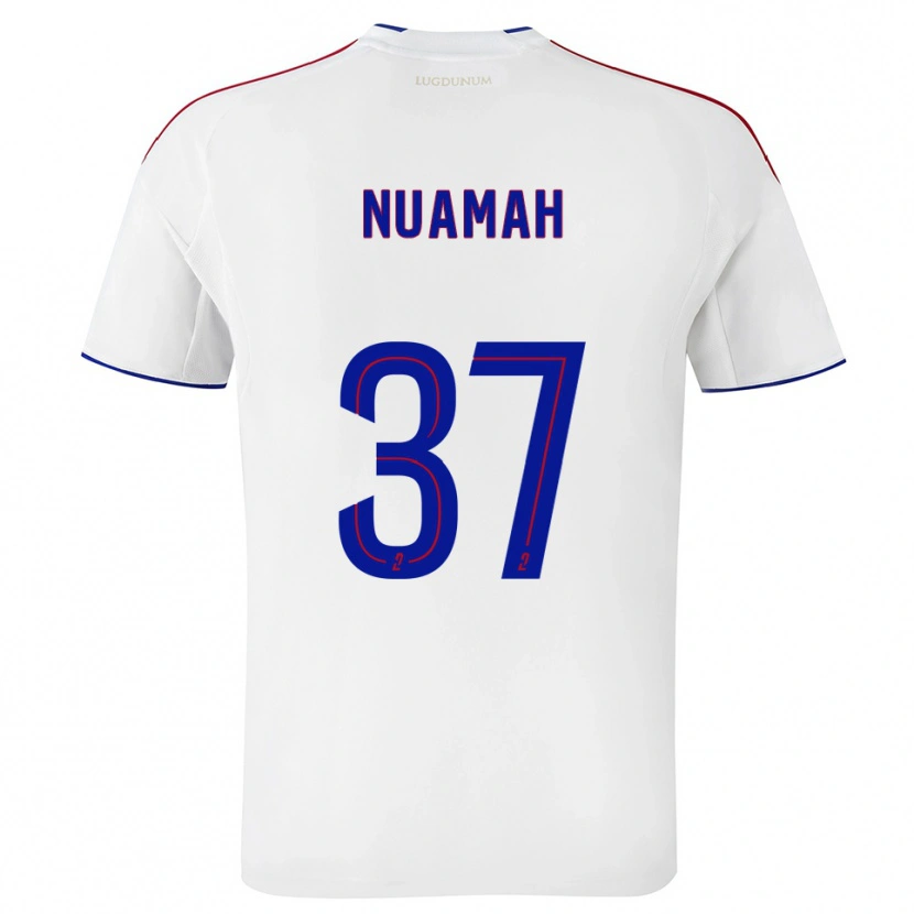 Danxen Kid Ernest Nuamah #37 White Red Home Jersey 2025/26 T-Shirt