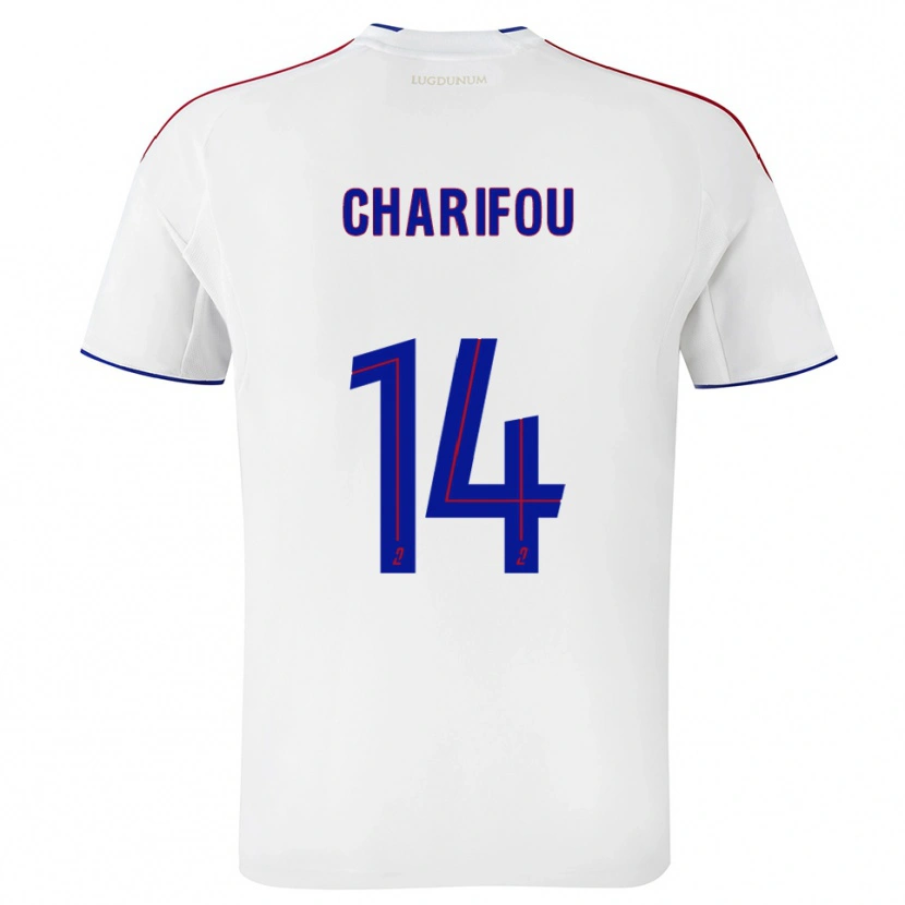 Danxen Kid Imdad Charifou #14 White Red Home Jersey 2025/26 T-Shirt