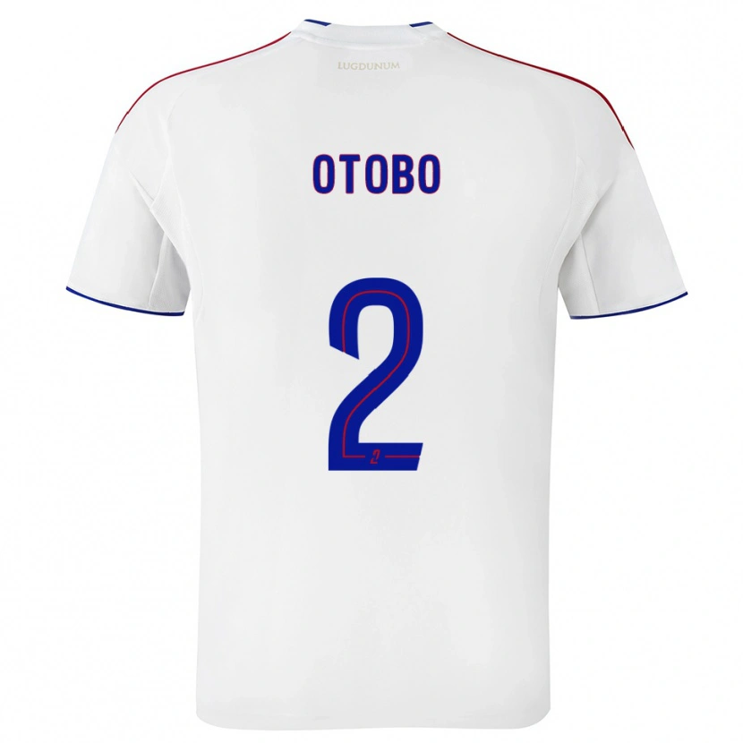 Danxen Kid Melvyn Otobo #2 White Red Home Jersey 2025/26 T-Shirt