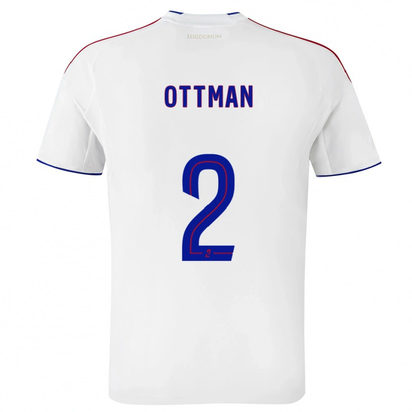Danxen Kid Ottman Katırağ #2 White Red Home Jersey 2025/26 T-Shirt