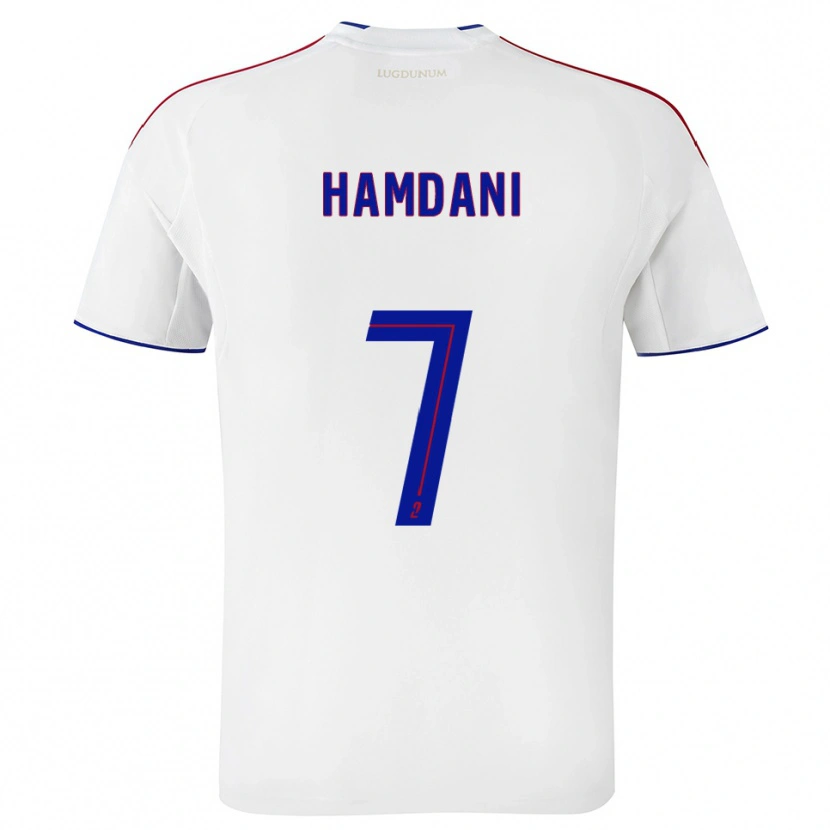 Danxen Kid Adil Hamdani #7 White Red Home Jersey 2025/26 T-Shirt