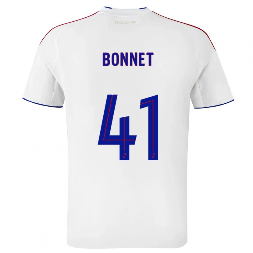 Danxen Kid Noam Bonnet #41 White Red Home Jersey 2025/26 T-Shirt