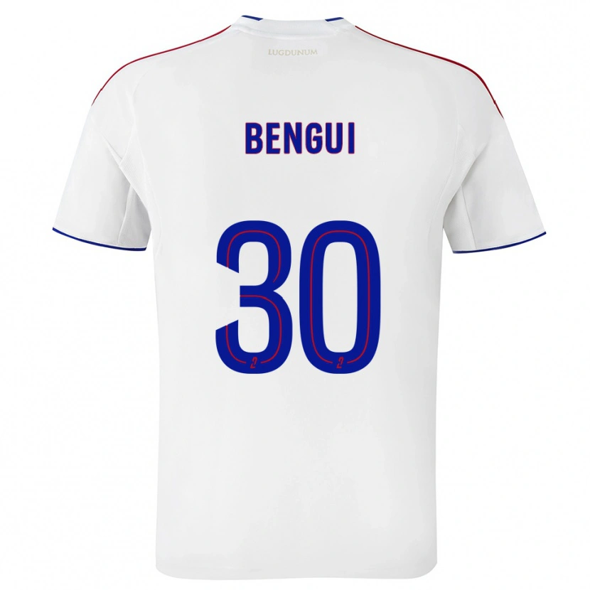 Danxen Kid Justin Bengui Joao #30 White Red Home Jersey 2025/26 T-Shirt