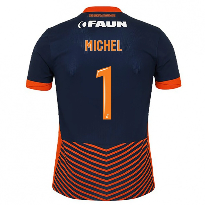 Danxen Kid Mathieu Michel #1 Midnight Blue Orange Home Jersey 2025/26 T-Shirt