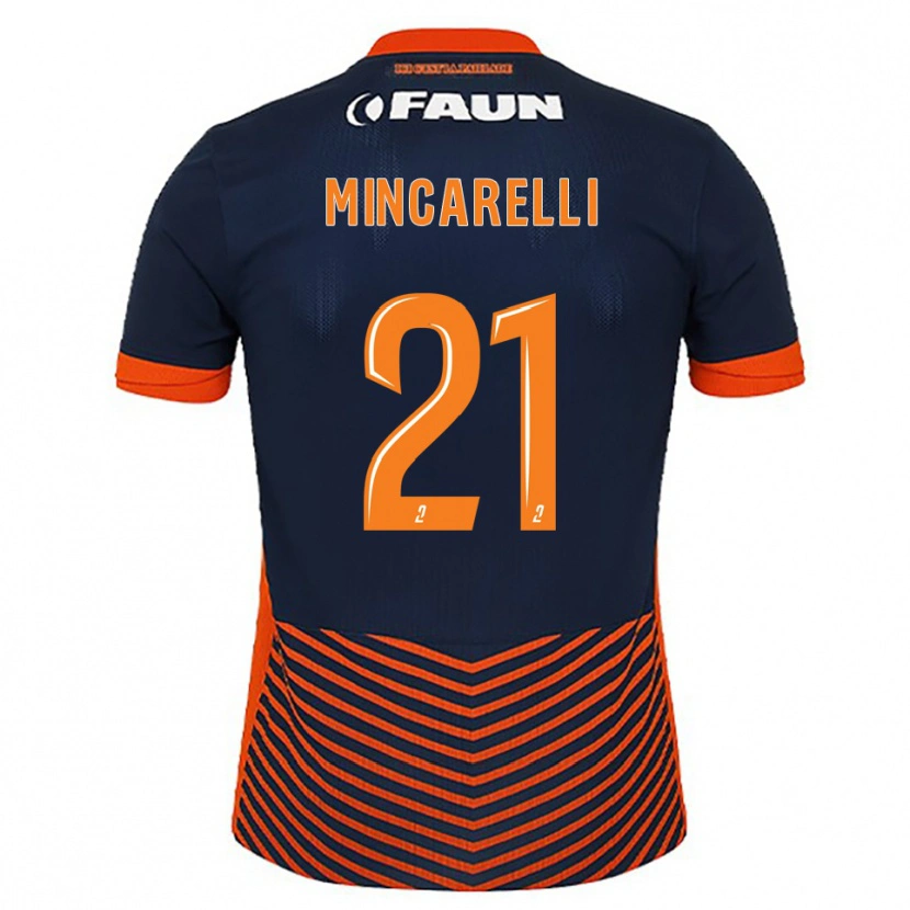 Danxen Kid Lucas Mincarelli #21 Midnight Blue Orange Home Jersey 2025/26 T-Shirt