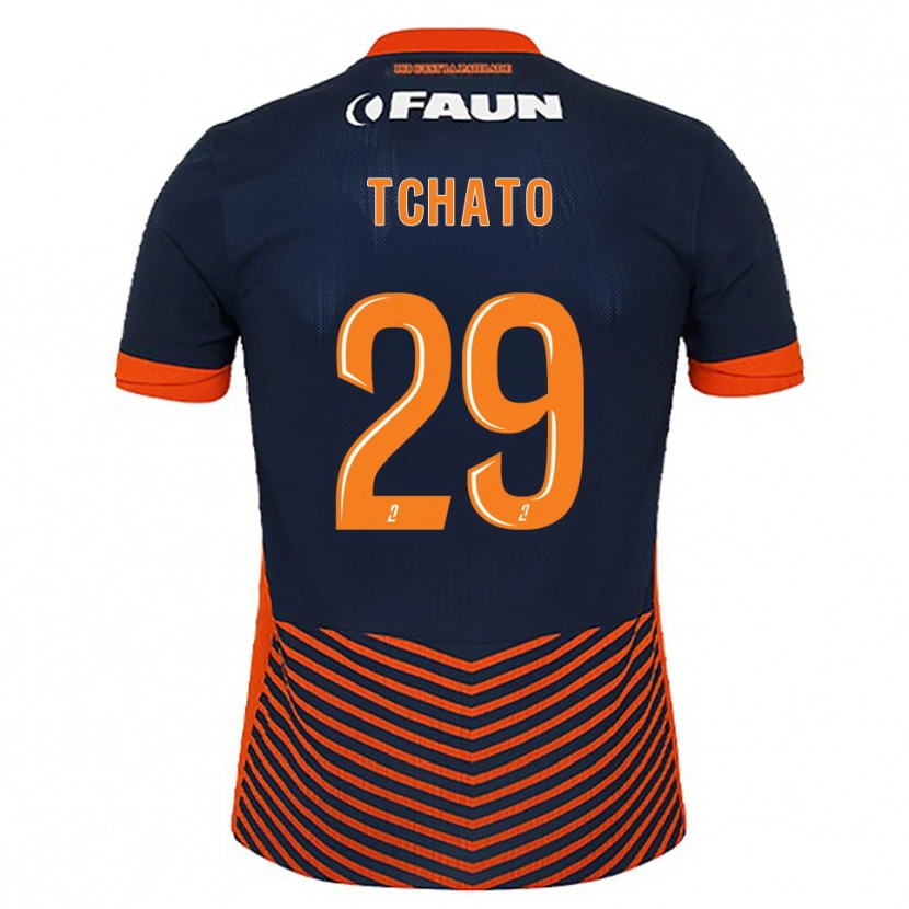 Danxen Kid Enzo Tchato #29 Midnight Blue Orange Home Jersey 2025/26 T-Shirt