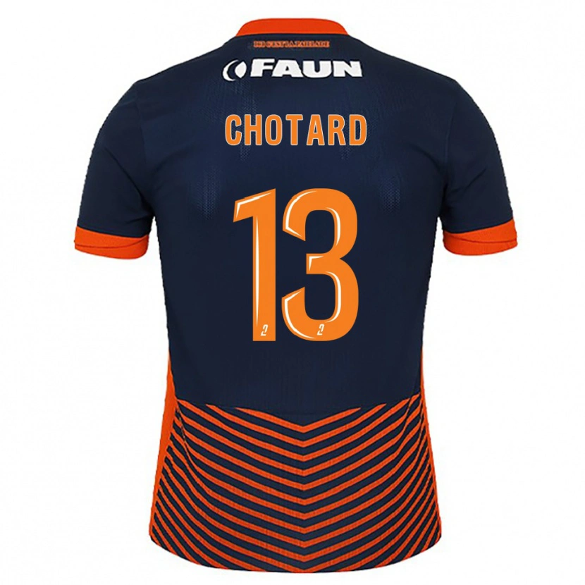 Danxen Kid Joris Chotard #13 Midnight Blue Orange Home Jersey 2025/26 T-Shirt
