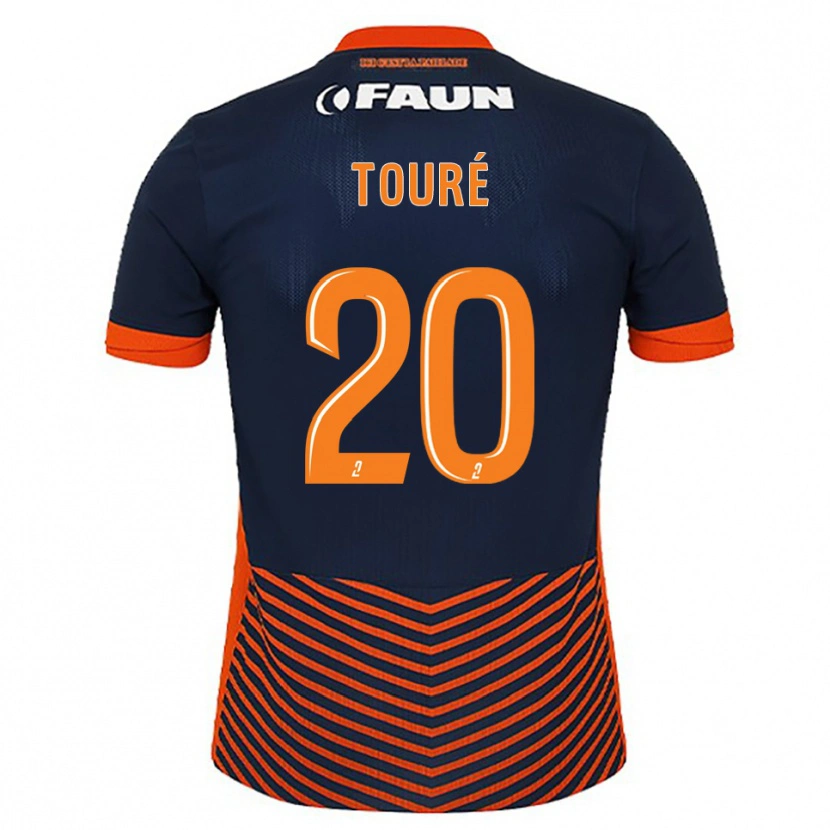 Danxen Kid Birama Touré #20 Midnight Blue Orange Home Jersey 2025/26 T-Shirt
