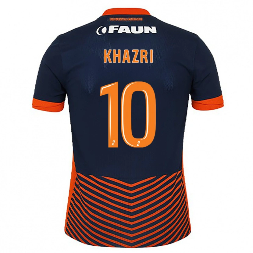 Danxen Kid Wahbi Khazri #10 Midnight Blue Orange Home Jersey 2025/26 T-Shirt