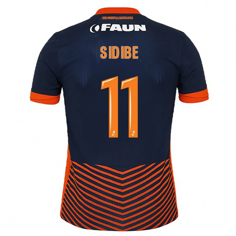 Danxen Kid Yannick Sidibé #11 Midnight Blue Orange Home Jersey 2025/26 T-Shirt