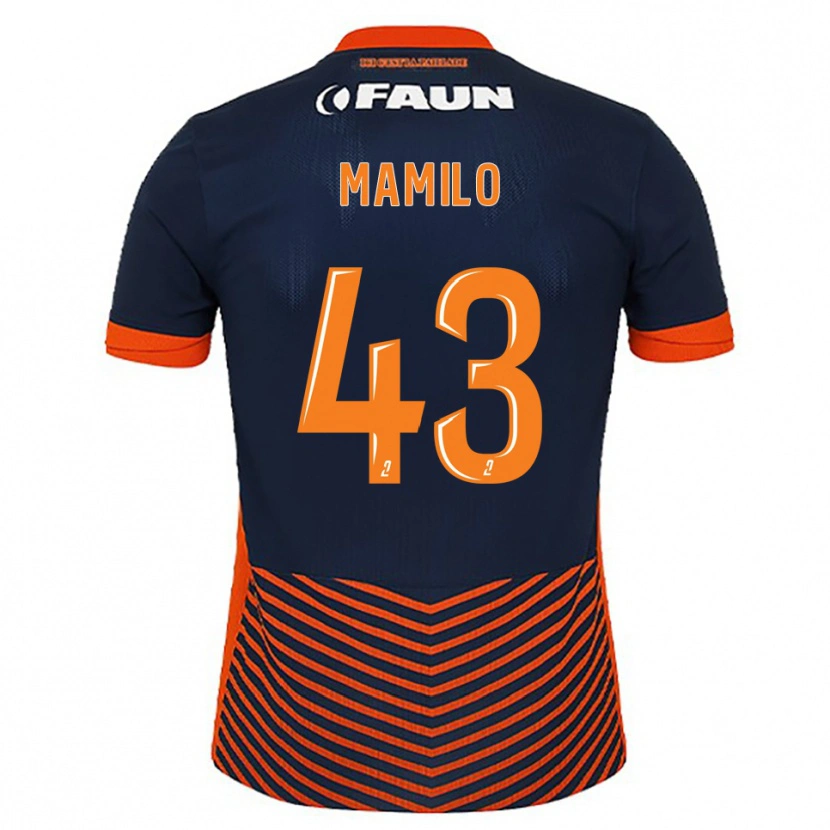 Danxen Kid Craig Mamilo #43 Midnight Blue Orange Home Jersey 2025/26 T-Shirt