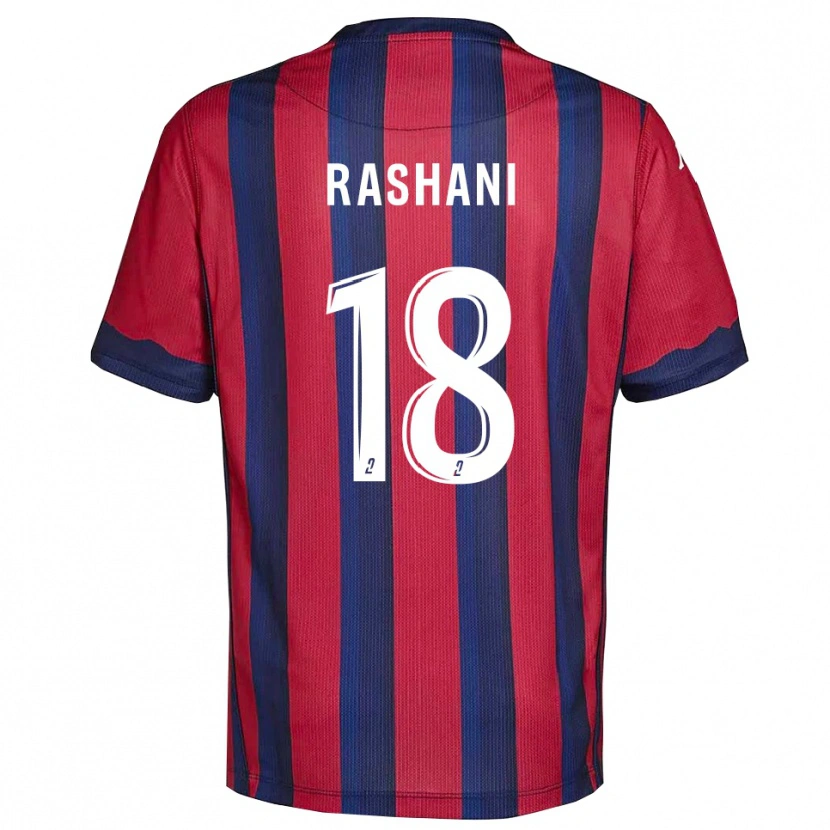Danxen Kid Elbasan Rashani #18 Burgundy Navy Home Jersey 2025/26 T-Shirt