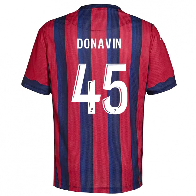 Danxen Kid Matys Donavin #45 Burgundy Navy Home Jersey 2025/26 T-Shirt