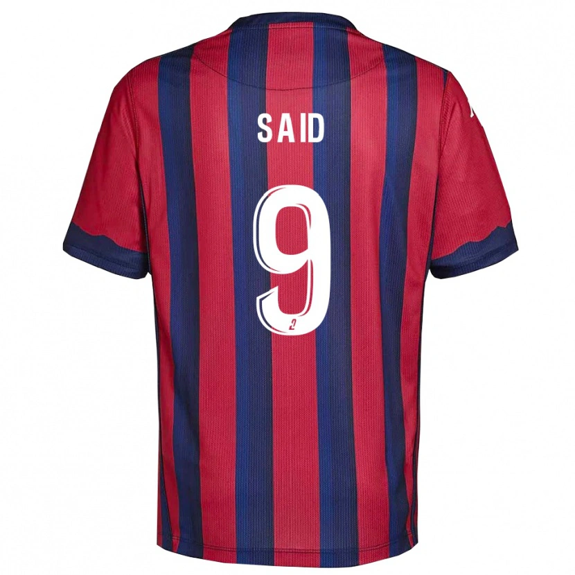 Danxen Kid Amine Saïd #9 Burgundy Navy Home Jersey 2025/26 T-Shirt