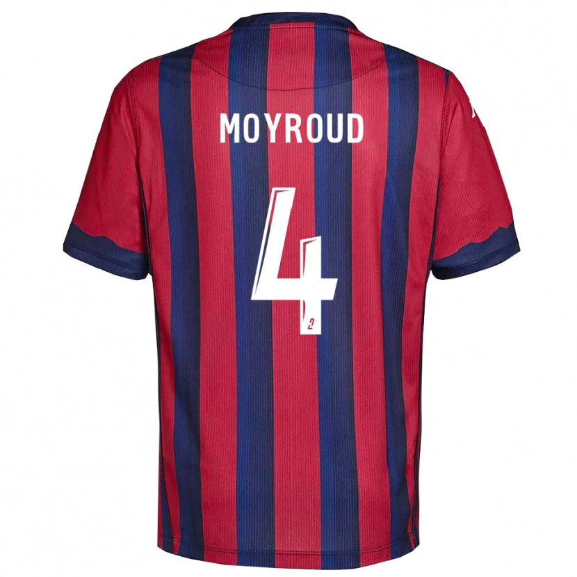 Danxen Kid Julie Moyroud #4 Burgundy Navy Home Jersey 2025/26 T-Shirt