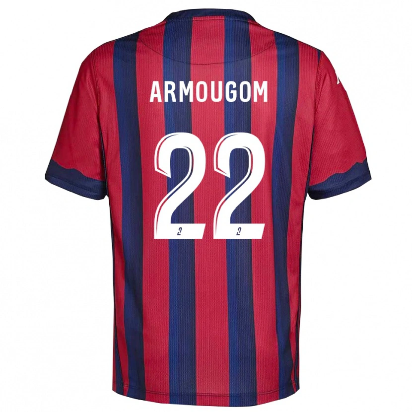 Danxen Kid Yoël Armougom #22 Burgundy Navy Home Jersey 2025/26 T-Shirt